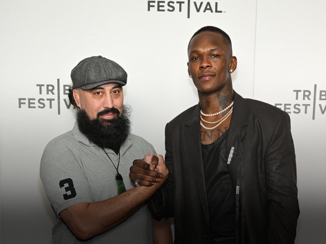 Israel Adesanya departing City Kickboxing