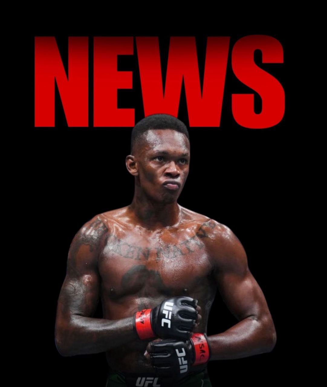 Israel Adesanya giving his prediction for UFC 329