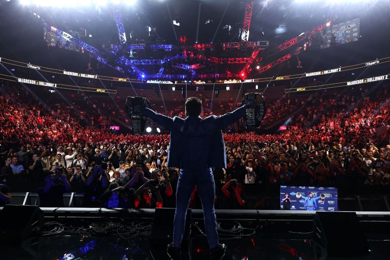 T-Mobile Arena during UFC 329 fight week