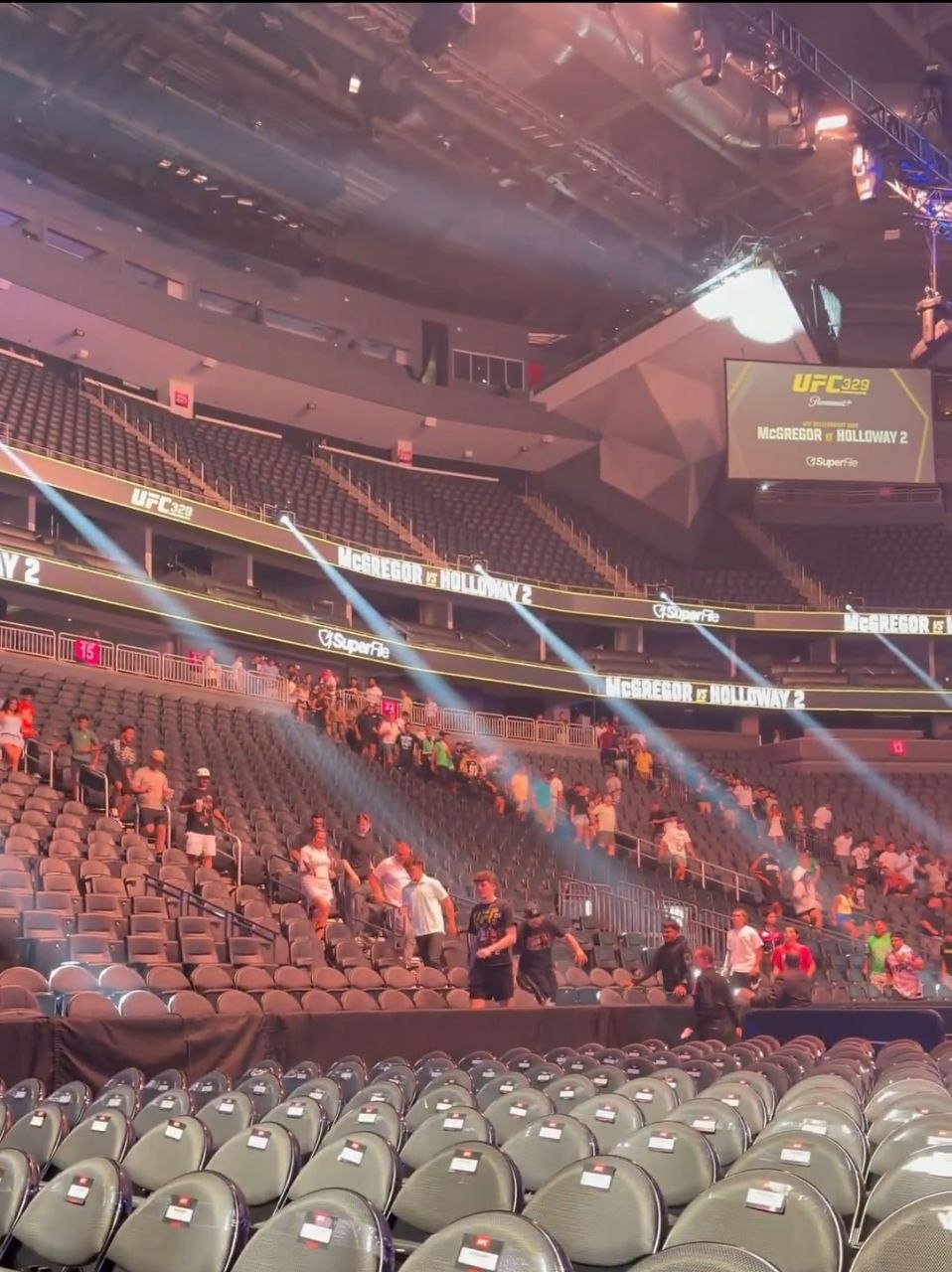T-Mobile Arena during UFC 329